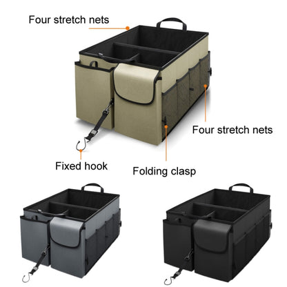 Car Foldable Glove Storage Box Trunk Organizer(Black) by buy2fix