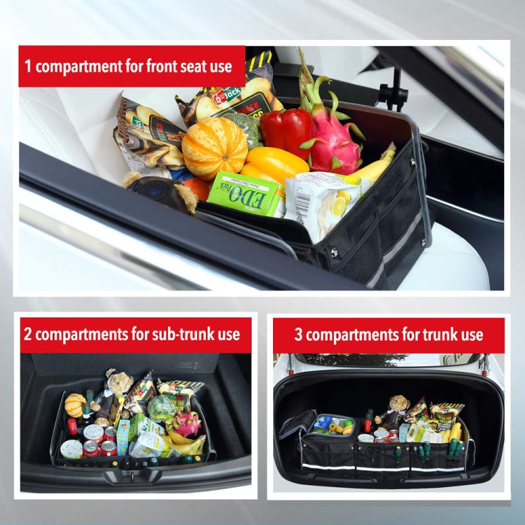 90x35x30cm Oxford Cloth Car Multifunctional Foldable Glove Storage Box by buy2fix