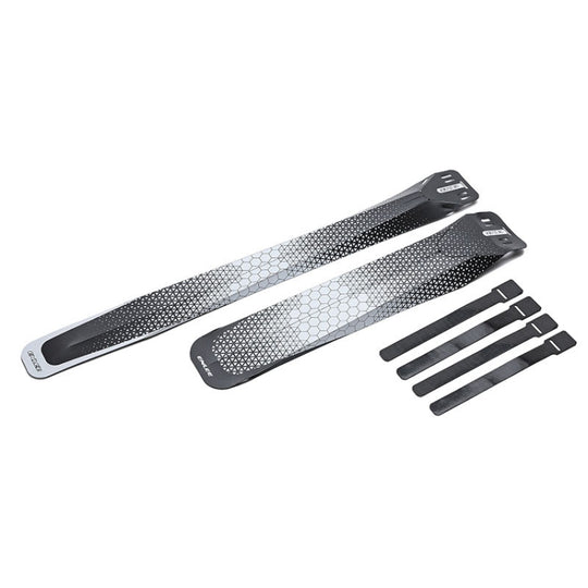 ENLEE E-641316 6pcs /Set Bicycle Extended Front And Rear Mudguards Road Bike Quick Detachable Fenders, Style: Diamond Model