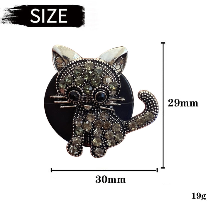 Retro Cute Kitten Car Air Vent Aromatherapy Ornaments(Gold) by buy2fix