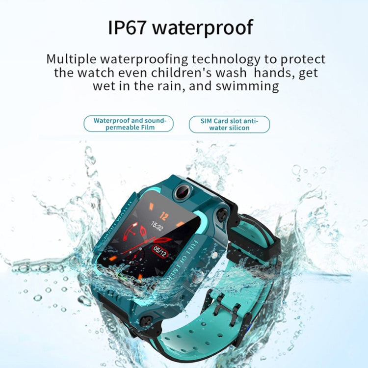 Q19 1.44-inch 2G Network 360-degree Rotating Positioning Camera Smart Waterproof Children Calling Watch(Green) by buy2fix
