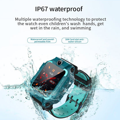 Q19 1.44-inch 2G Network 360-degree Rotating Positioning Camera Smart Waterproof Children Calling Watch(Green) by buy2fix