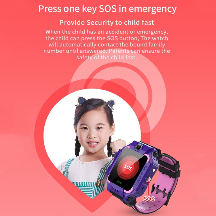 Q19 1.44-inch 2G Network 360-degree Rotating Positioning Camera Smart Waterproof Children Calling Watch(Blue) by buy2fix