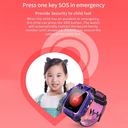 Q19 1.44-inch 2G Network 360-degree Rotating Positioning Camera Smart Waterproof Children Calling Watch(Blue) by buy2fix