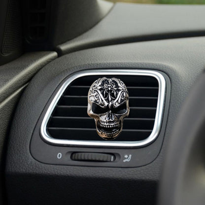 Retro Skull Car Aromatherapy Air Conditioner Air Outlet Clip(Photo Color) by buy2fix