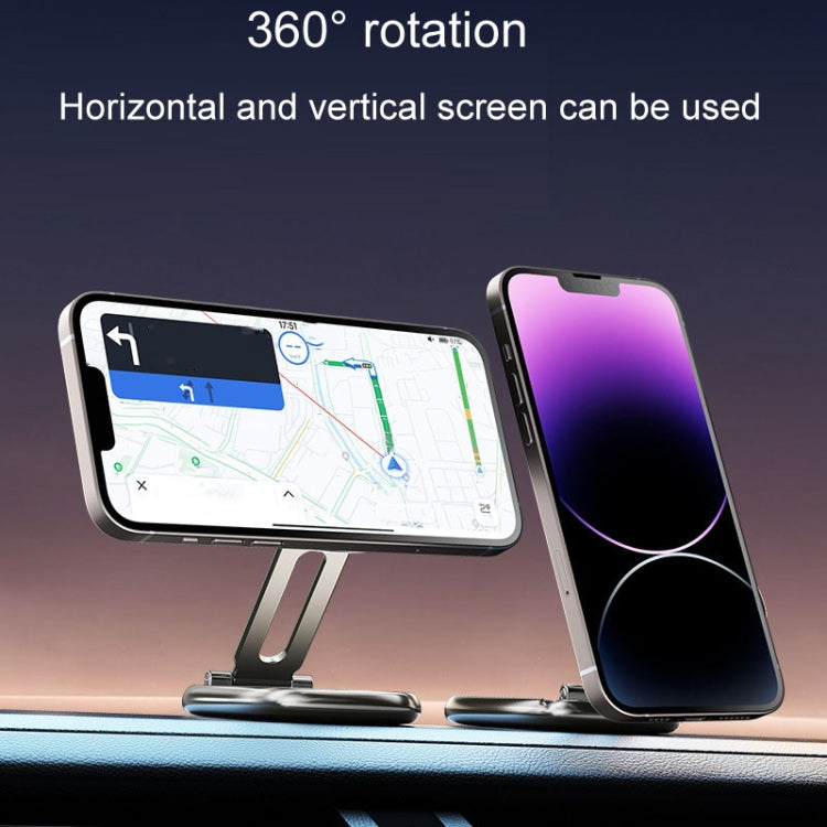 Magnetic Car Phone Holder Automobile Rotatable Multifunctional Folding Stands, Model: Q42 by buy2fix