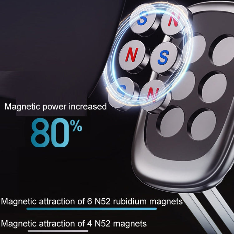 Magnetic Car Phone Holder Automobile Rotatable Multifunctional Folding Stands, Model: Q42 by buy2fix