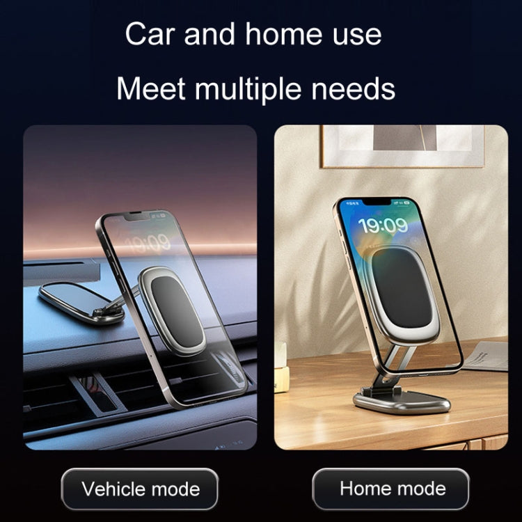 Magnetic Car Phone Holder Automobile Rotatable Multifunctional Folding Stands, Model: Q42 by buy2fix