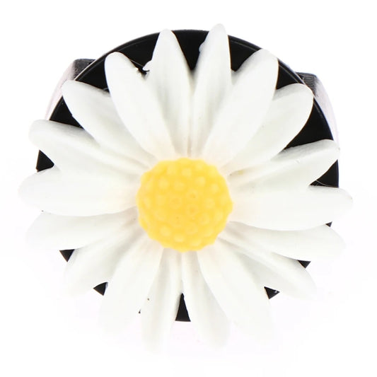 Colorful Resin Daisy Car Air Vent Aromatherapy Decorative Clip, Color: White by buy2fix