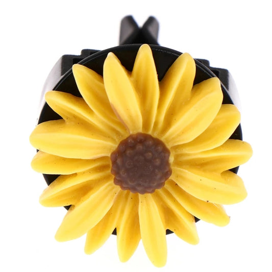 Colorful Resin Daisy Car Air Vent Aromatherapy Decorative Clip, Color: Yellow by buy2fix