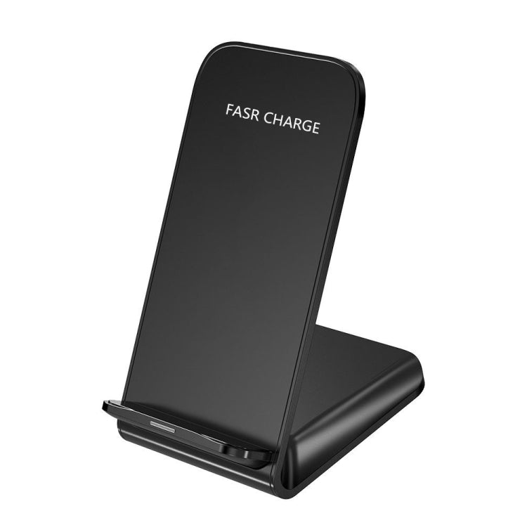 15W Desktop Wireless Charger Mobile Phone Wireless Fast Charging Bracket(Black) by buy2fix