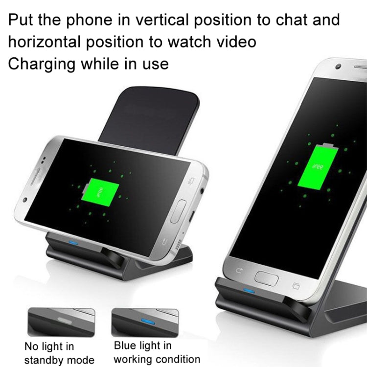 15W Desktop Wireless Charger Mobile Phone Wireless Fast Charging Bracket(White) by buy2fix