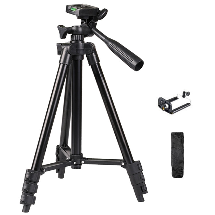 Portable Aluminum DSLR Camera Live Tripod Photography Retractable Landing Bracket, Specification: 102cm Tripod+Clip+Bag - Tripods by buy2fix | Online Shopping UK | buy2fix