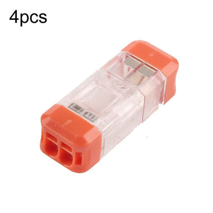 4pcs Direct Insertion Of Quick Terminal Block Wire Connector Clamps, Model: NC-22 - Connectors & Terminals by buy2fix | Online Shopping UK | buy2fix