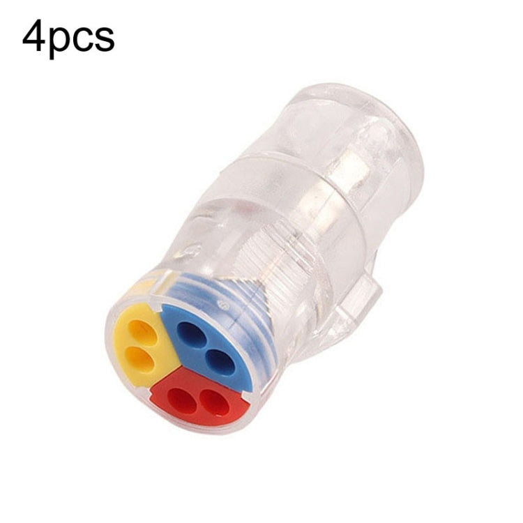 4pcs Direct Insertion Of Quick Terminal Block Wire Connector Clamps, Model: NC-736 - Connectors & Terminals by buy2fix | Online Shopping UK | buy2fix