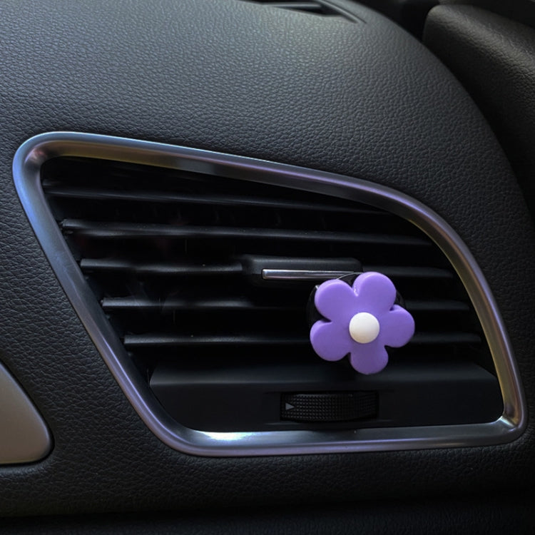 Five-Petal Flower Car Air Vent Aromatherapy Clip, Size: Scented version(Random Color Delivery) by buy2fix