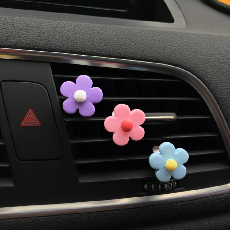 Five-Petal Flower Car Air Vent Aromatherapy Clip, Size: Scented version(Random Color Delivery) by buy2fix