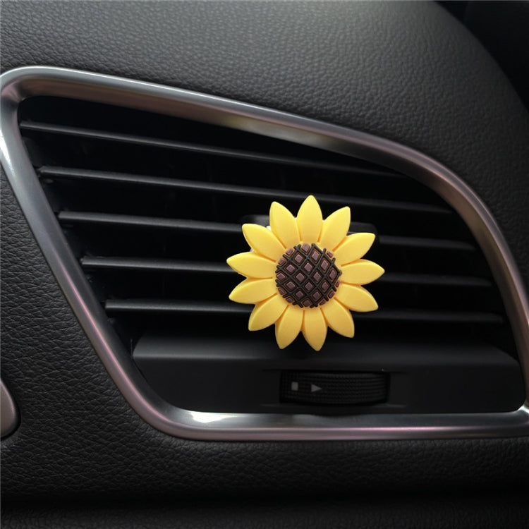 Sunflower Car Air Vent Aromatherapy Decorative Clip, Color: Small Sunflower by buy2fix