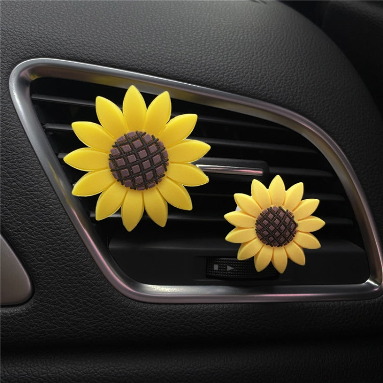 Sunflower Car Air Vent Aromatherapy Decorative Clip, Color: Small Sunflower by buy2fix