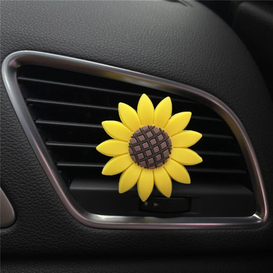 Sunflower Car Air Vent Aromatherapy Decorative Clip, Color: Large Sunflower by buy2fix