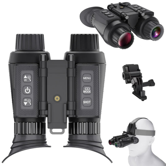 NV8300 Adjustable Pupil Distance Headset Night Vision Device 3D HD Digital Binoculars Outdoor Infrared Night Vision Telescope - Binoculars by buy2fix | Online Shopping UK | buy2fix