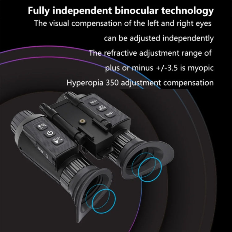 NV8300 Adjustable Pupil Distance Headset Night Vision Device 3D HD Digital Binoculars Outdoor Infrared Night Vision Telescope by buy2fix