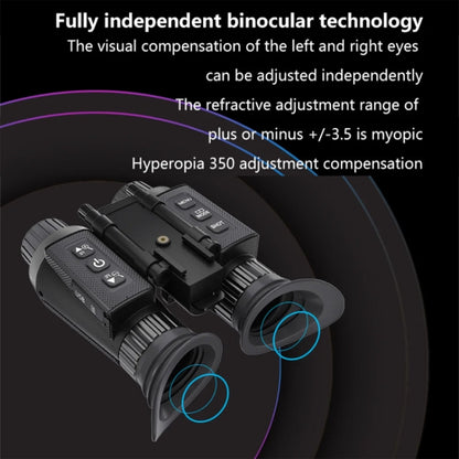 NV8300 Adjustable Pupil Distance Headset Night Vision Device 3D HD Digital Binoculars Outdoor Infrared Night Vision Telescope by buy2fix