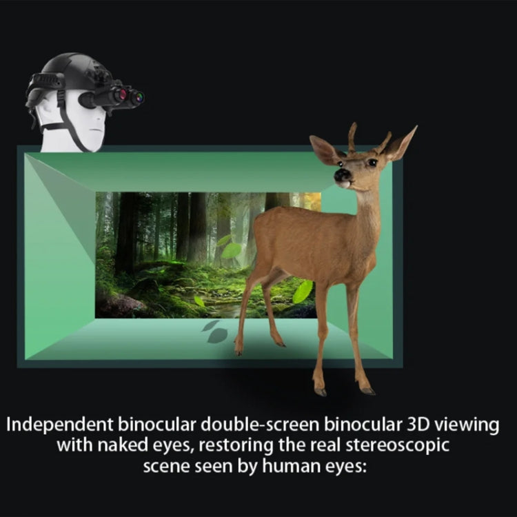 NV8300 Adjustable Pupil Distance Headset Night Vision Device 3D HD Digital Binoculars Outdoor Infrared Night Vision Telescope by buy2fix