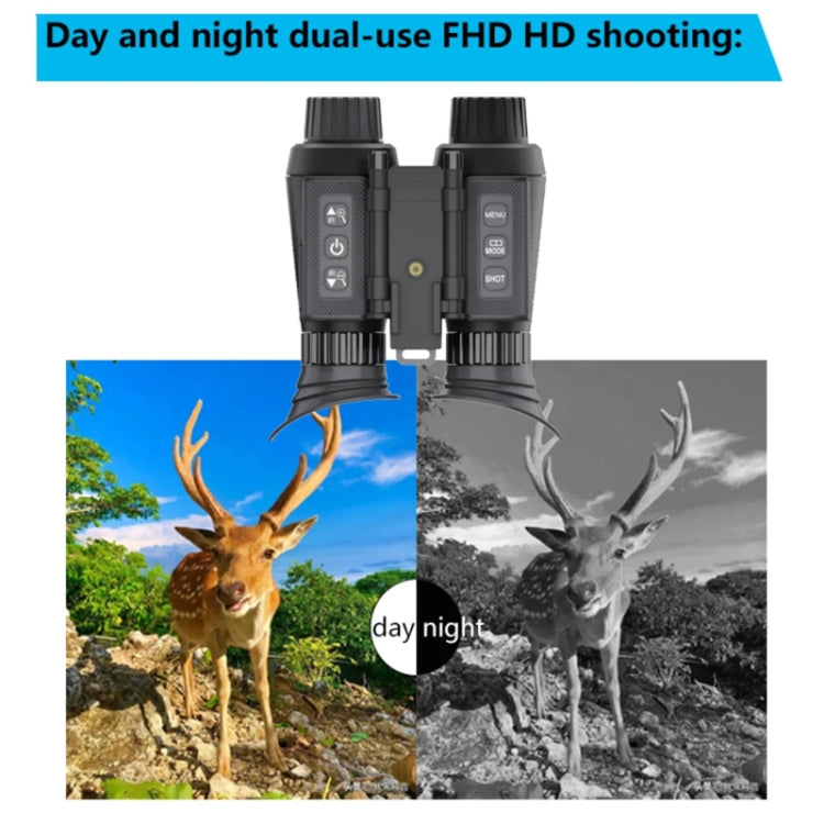 NV8300 Adjustable Pupil Distance Headset Night Vision Device 3D HD Digital Binoculars Outdoor Infrared Night Vision Telescope by buy2fix