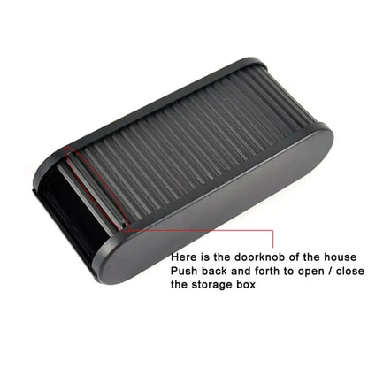 Car Multifunctional Telescopic Pull-out Storage Box(Black) by buy2fix