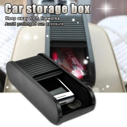 Car Multifunctional Telescopic Pull-out Storage Box(Black) by buy2fix
