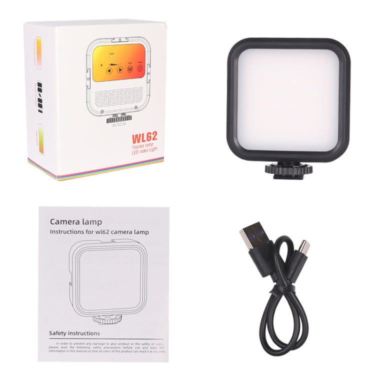 Portable Phone Desktop Live Fill Light Mini Pocket Light Shooting Camera Fill Lamp, Style: RGB Full Color With Hot Boots+Clip -  by buy2fix | Online Shopping UK | buy2fix