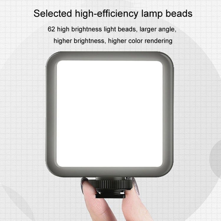 Portable Phone Desktop Live Fill Light Mini Pocket Light Shooting Camera Fill Lamp, Style: RGB Full Color With Hot Boots+Clip -  by buy2fix | Online Shopping UK | buy2fix
