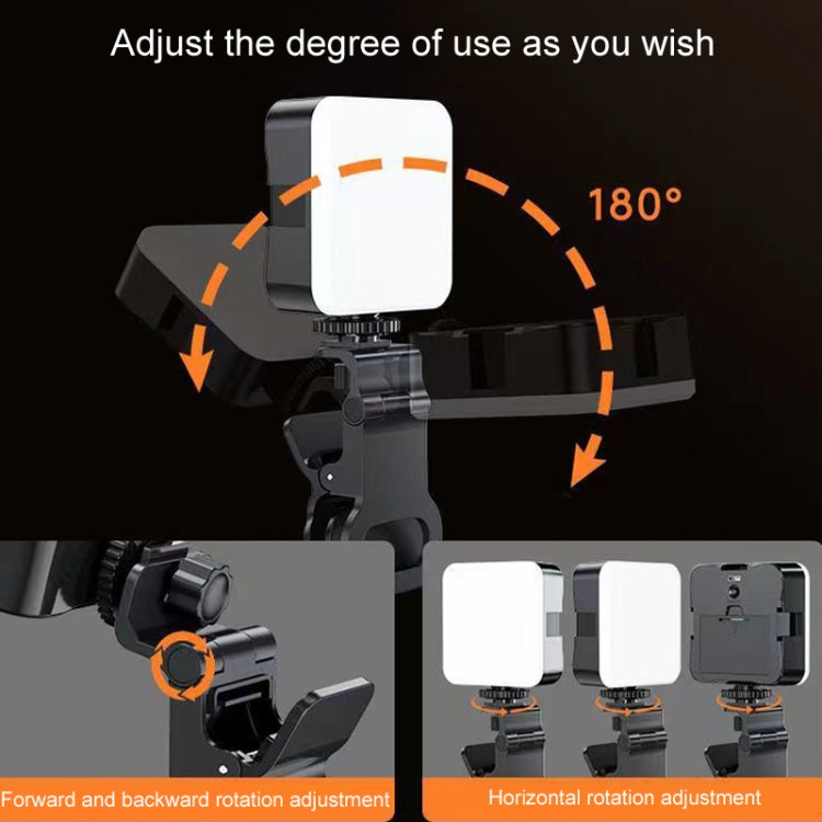 Portable Phone Desktop Live Fill Light Mini Pocket Light Shooting Camera Fill Lamp, Style: RGB Full Color by buy2fix