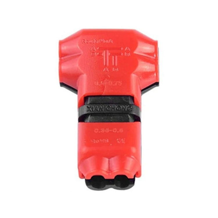Straight Plug Quick Terminal Block No Strip Multifunctional Wire Connector, Model: T2 - Connectors & Terminals by buy2fix | Online Shopping UK | buy2fix
