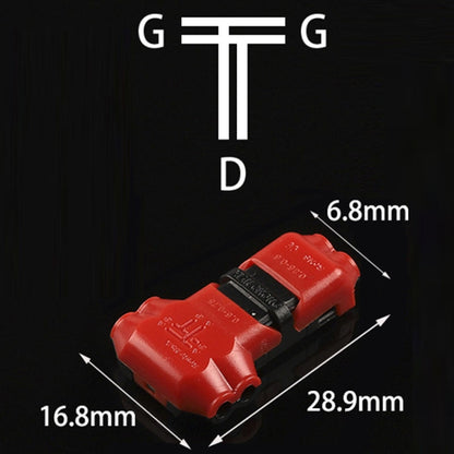Straight Plug Quick Terminal Block No Strip Multifunctional Wire Connector, Model: T2 - Connectors & Terminals by buy2fix | Online Shopping UK | buy2fix