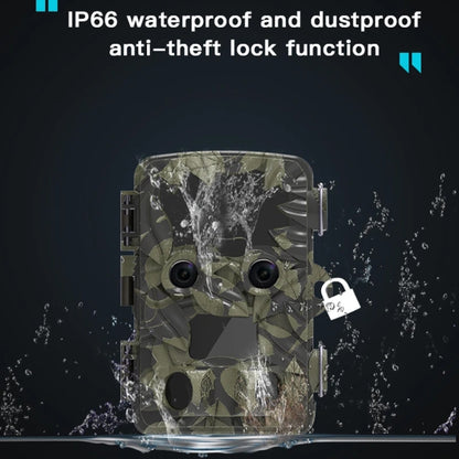 H8201 4K Dual Lens Infrared Camera 32MP HD Night Vision Monitoring Animal Field Outdoor Camera(Camouflage) by buy2fix