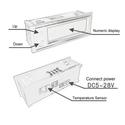 5V/12V WIFI Network Automatic Time Synchronization Digital Electronic Clock Module, Color: White - Clocks & Car Meters by buy2fix | Online Shopping UK | buy2fix