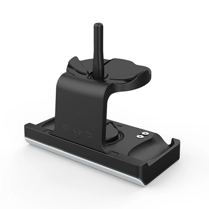For Meta Quest 3 Headset Charging Base with Dazzle Lights VR Grip Charging Stand(White) - VR Accessories by buy2fix | Online Shopping UK | buy2fix