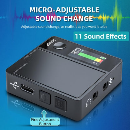 A9 Mobile Phone Computer Live Recording Mini Color Screen Display Sound Card Voice Changer, Spec: English Set - Live Sound Effects Processors by buy2fix | Online Shopping UK | buy2fix