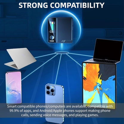 A9 Mobile Phone Computer Live Recording Mini Color Screen Display Sound Card Voice Changer, Spec: English Set - Live Sound Effects Processors by buy2fix | Online Shopping UK | buy2fix