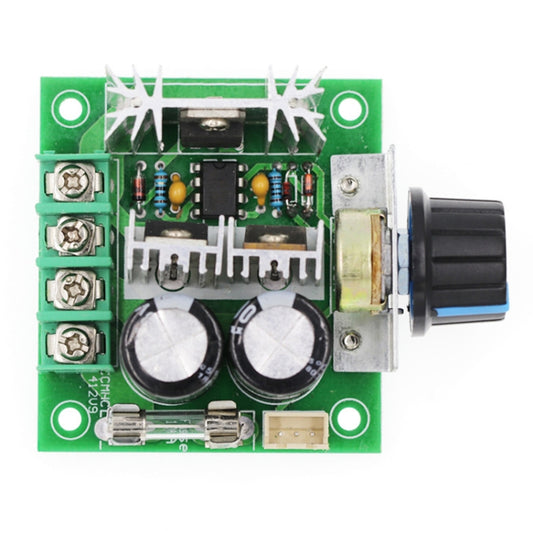 12V-40V 10A DC Motor Speed Controller PWM Stepless Speed Switch, Style: With Stand - Power Module by buy2fix | Online Shopping UK | buy2fix