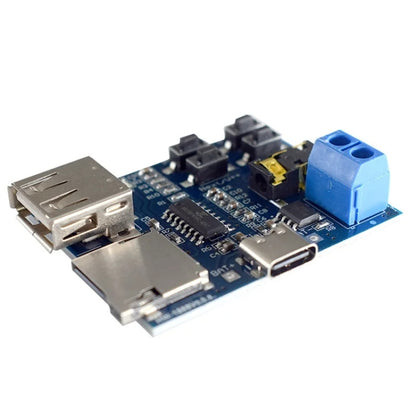MP3 Lossless Decoder Board Decoder TF Card USB Flash Drive MP3 Decoding Player Module With Amplifier, Interface: Type-C - Breadboard / Amplifier Board by buy2fix | Online Shopping UK | buy2fix