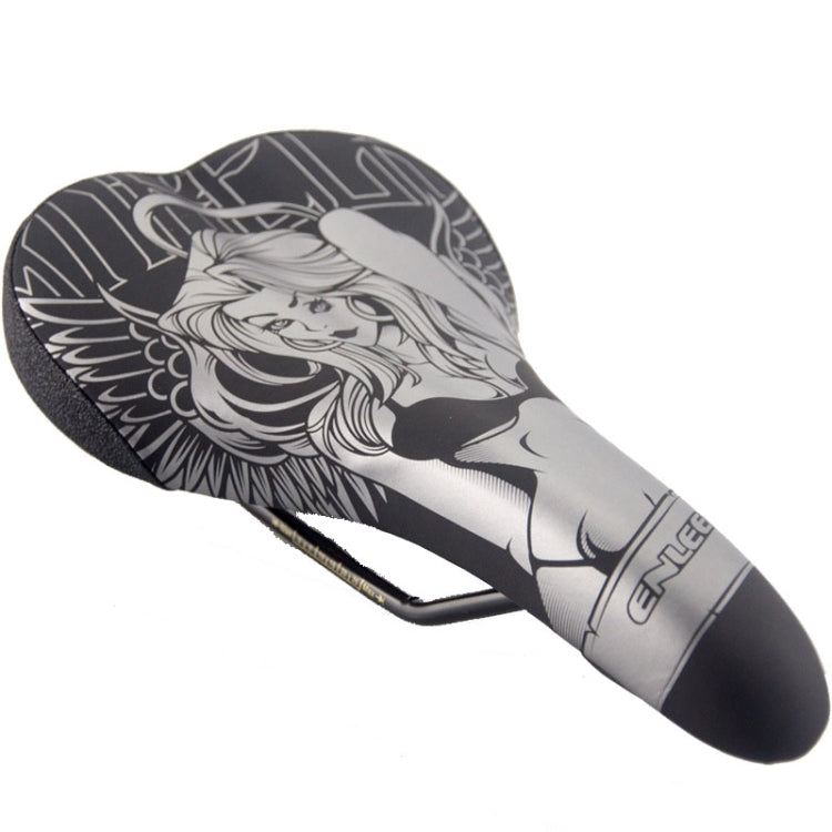 ENLEE ZD-B834 Bicycle Cushion Saddle Mountain Bike Shock Absorbing Seat, Style: Beauty by ENLEE