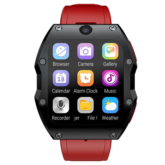LOKMAT Appllp 3 Max 2.02-Inch Plug Card 4G Call Waterproof Sport Smart Watch With SOS(Claret) - Smart Watches by LOKMAT | Online Shopping UK | buy2fix