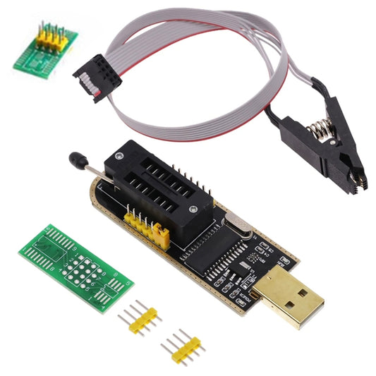 Test Clip With 1 Board+CH341A Programmer Module USB Motherboard Routing Liquid Crystals Disassembly Free SOP8 Test Tool - MCU Tools by buy2fix | Online Shopping UK | buy2fix