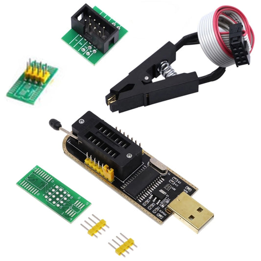 Test Clip With 2 Board+CH341A Programmer Module USB Motherboard Routing Liquid Crystals Disassembly Free SOP8 Test Tool - MCU Tools by buy2fix | Online Shopping UK | buy2fix
