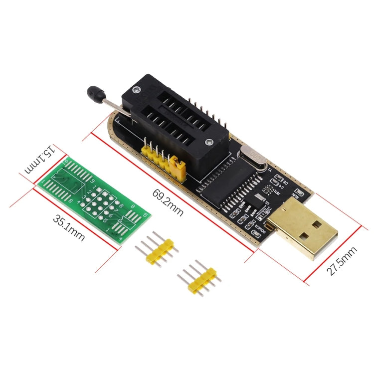 CH341A Programmer Module USB Motherboard Routing Liquid Crystals Disassembly Free SOP8 Test Tool - MCU Tools by buy2fix | Online Shopping UK | buy2fix