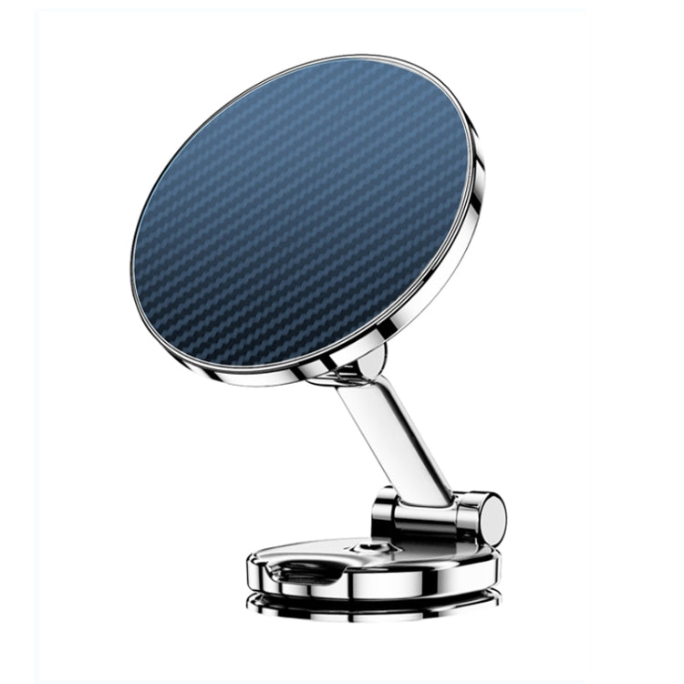 Magnetic Car Mobile Phone Adhesive Folding Navigation Holder(Silver) by buy2fix