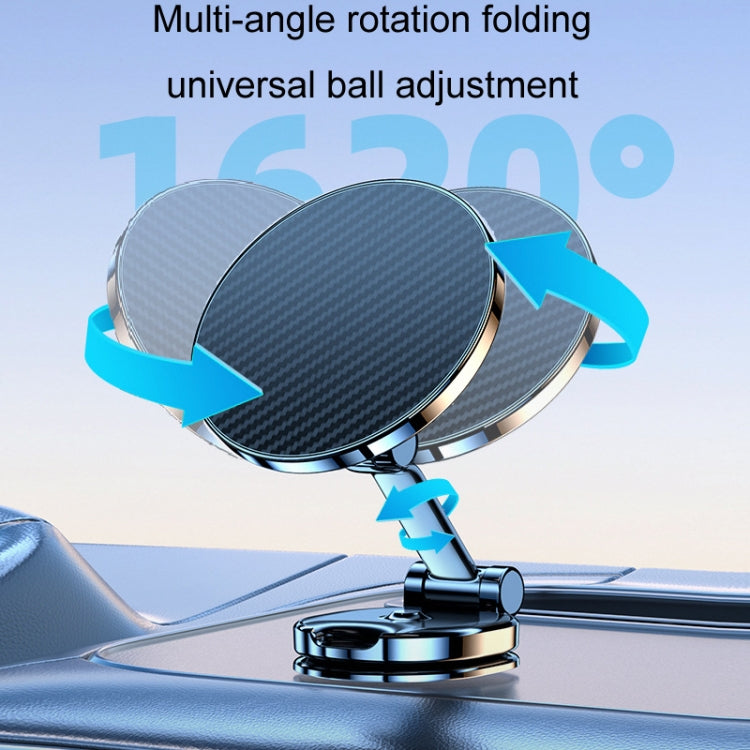 Magnetic Car Mobile Phone Adhesive Folding Navigation Holder(Silver) by buy2fix